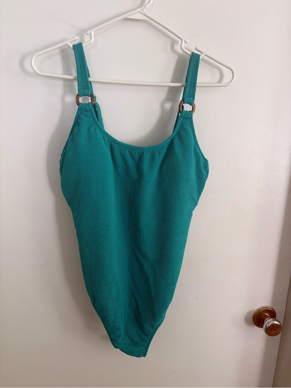 Ribbed one piece bathing suit